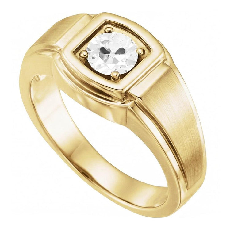 Confectionné main Bague Solitaire 1,50 carats – vue de dessus
