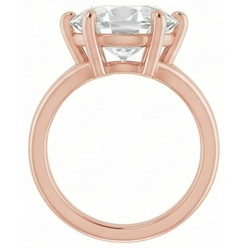Élégant Bague Solitaire 8,50 carats – vue d'angle