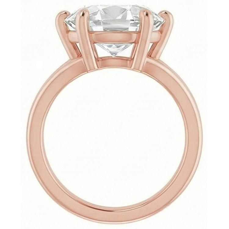 Élégant Bague Solitaire 8,50 carats – vue d'angle