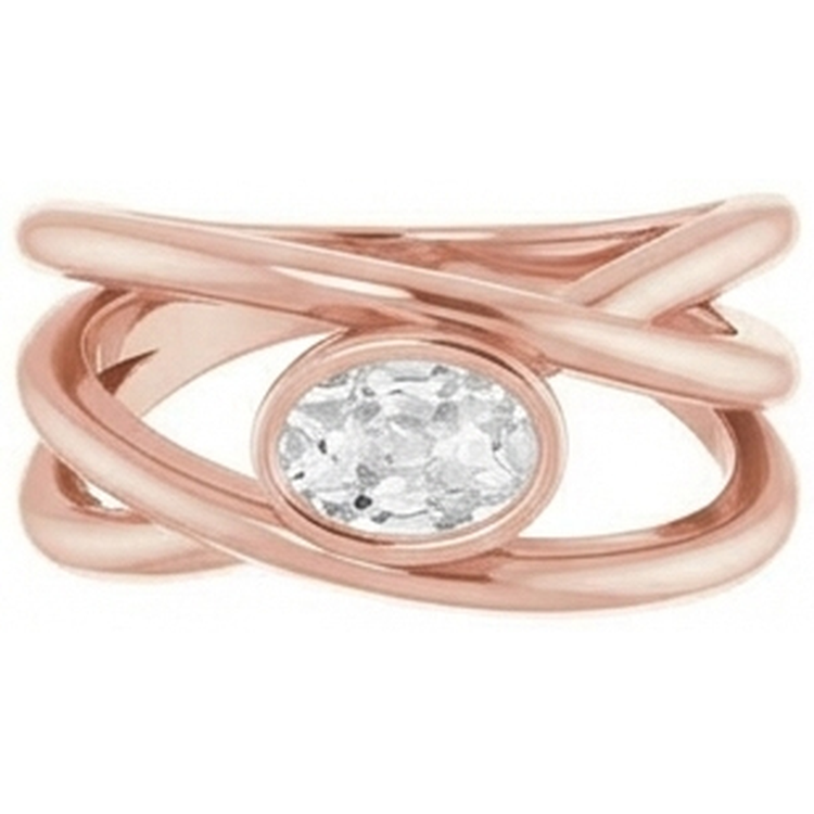 Solitaire Oval Vieux Mineur Réel Diamond Ring Lunette Split Tige 2.50 Carats