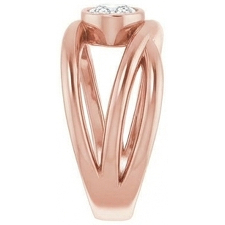 Solitaire Oval Vieux Mineur Réel Diamond Ring Lunette Split Tige 2.50 Carats