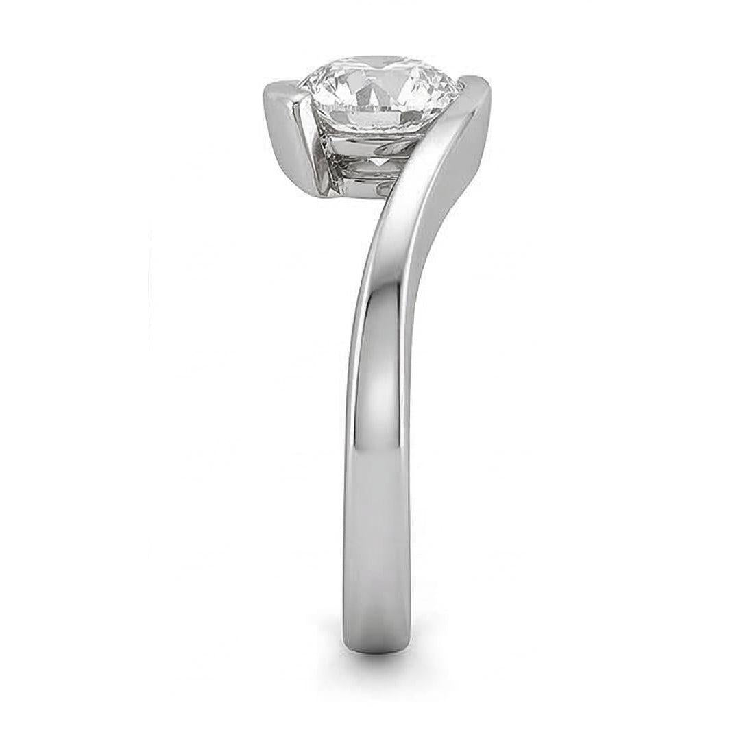 naturel round diamant 1.25carats alliance détail rapproché
