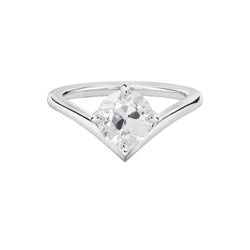 Solitaire Rond Old European Réel Diamond Ring Enhancer 1.50 Carats