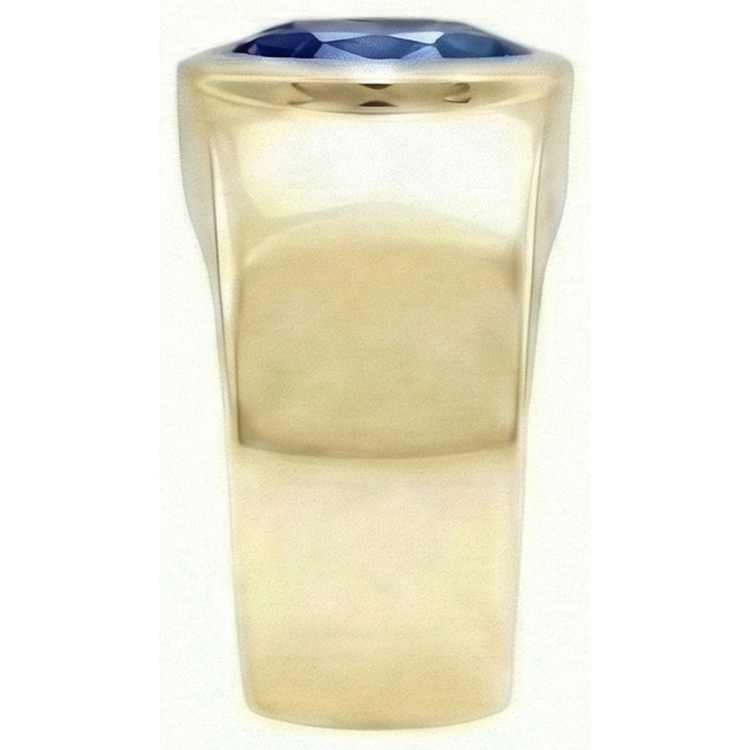 Solitaire Saphir de Ceylan Bague pour homme 2 ct Anniversaire de mariage Bijoux