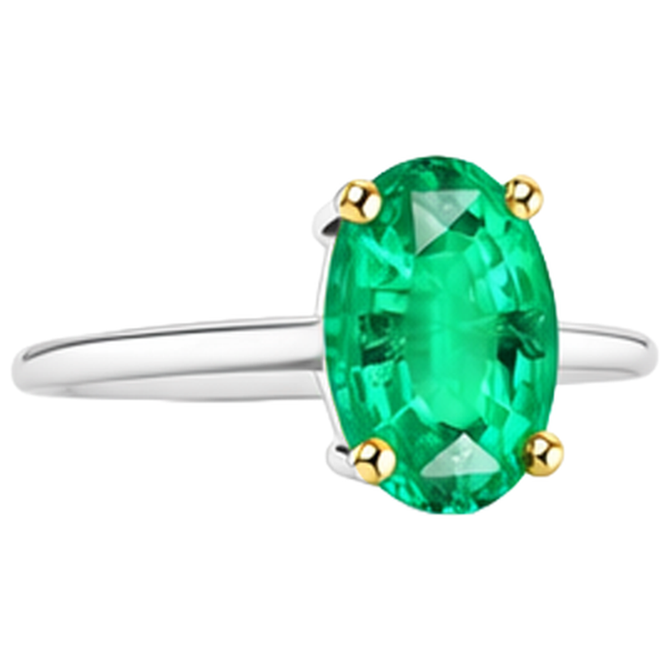 Brillant Bague Pierre Précieuse 3,50 carats – vue de profil