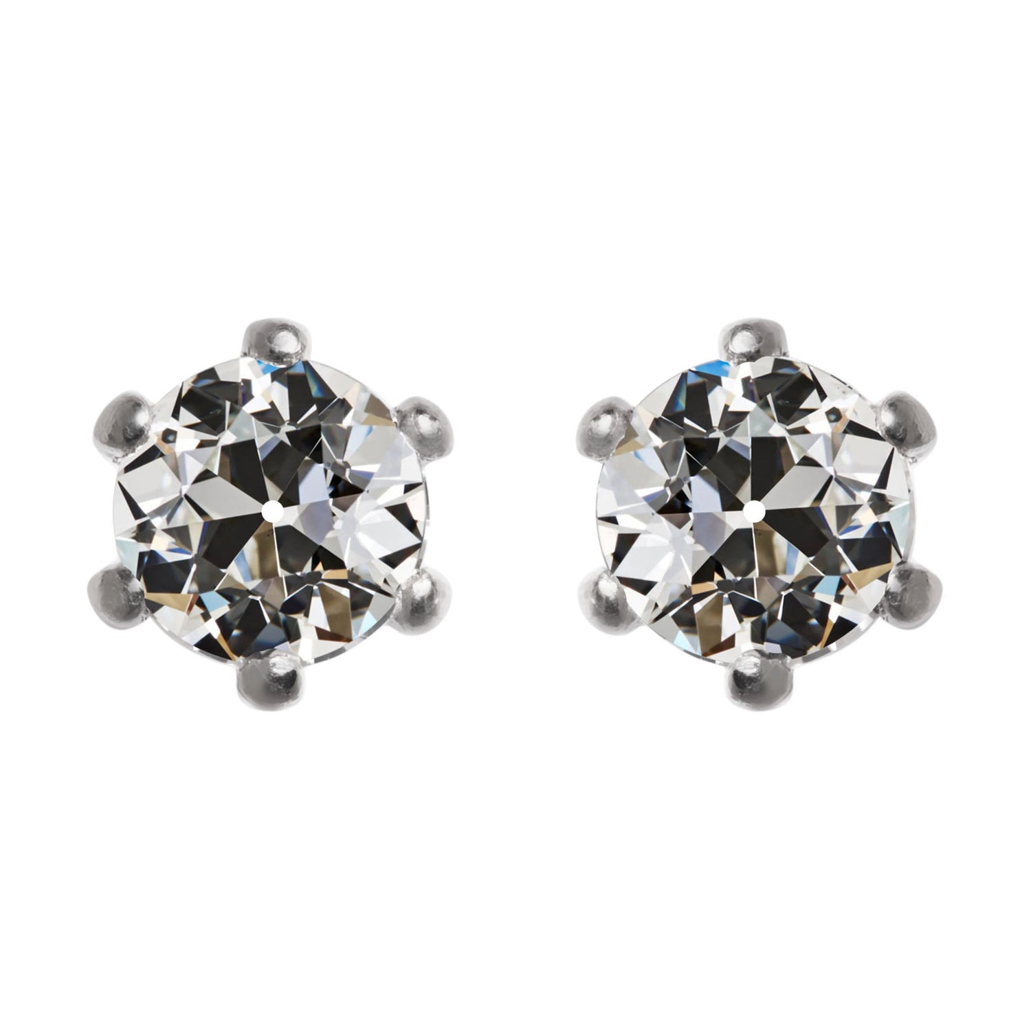 Sophistiqué Pendants d'Oreilles 2 carats – vue principale