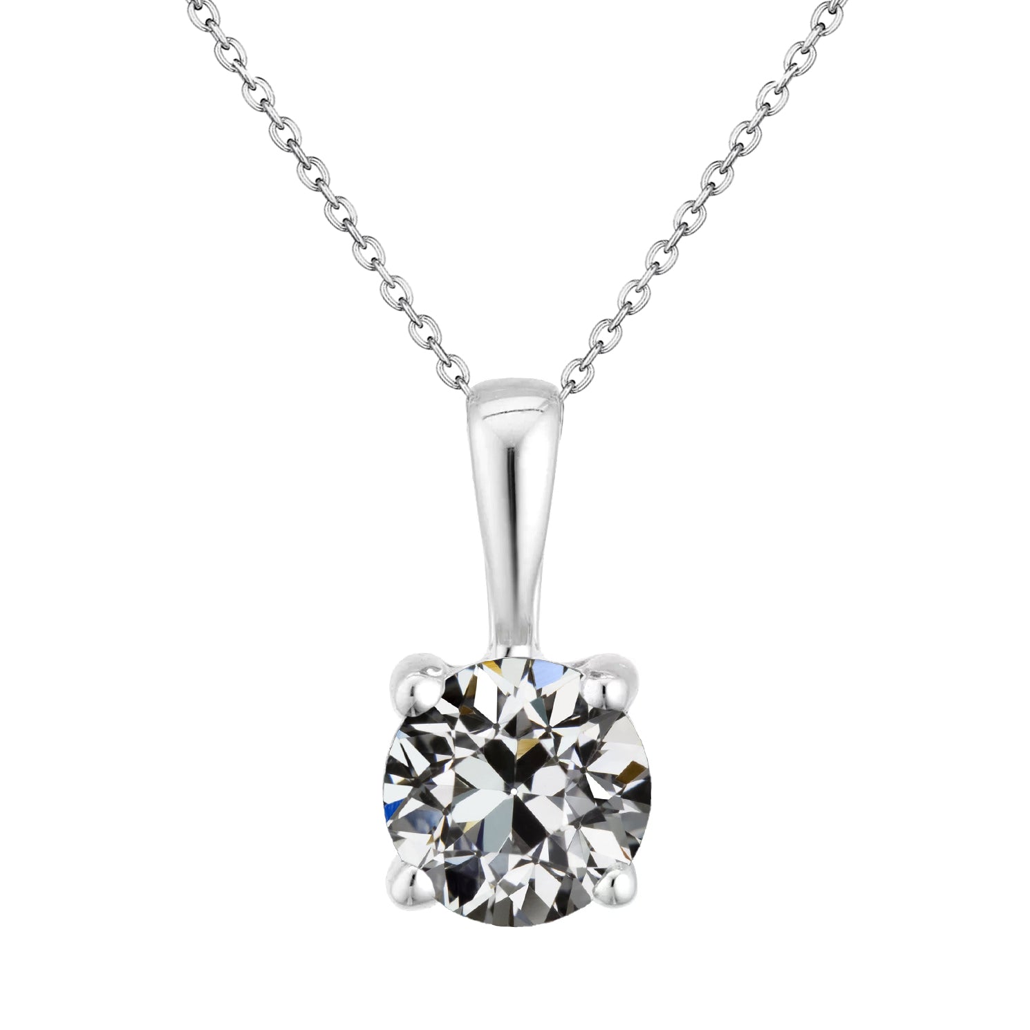 Diamant Fin Collier Pendentif – vue principale