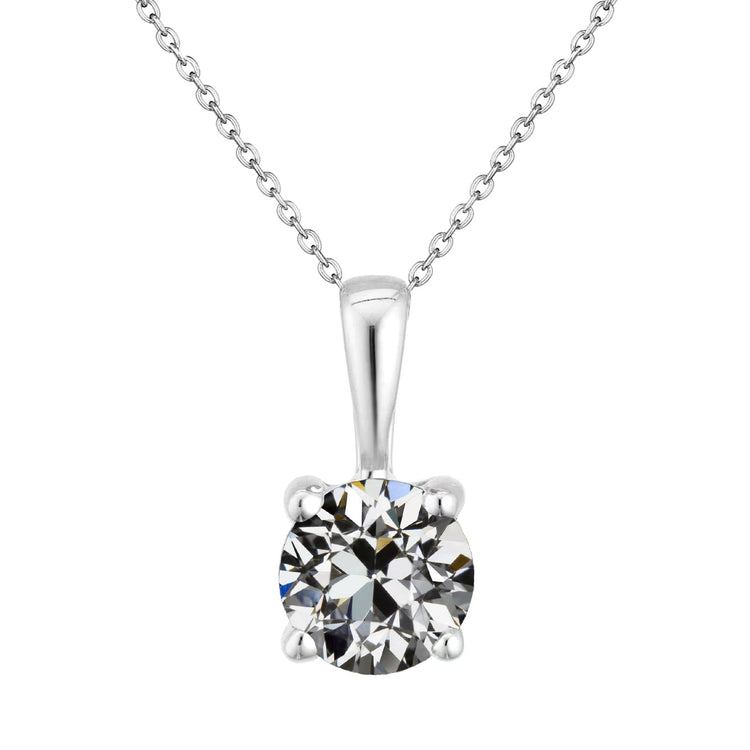 Diamant Fin Collier Pendentif – vue principale