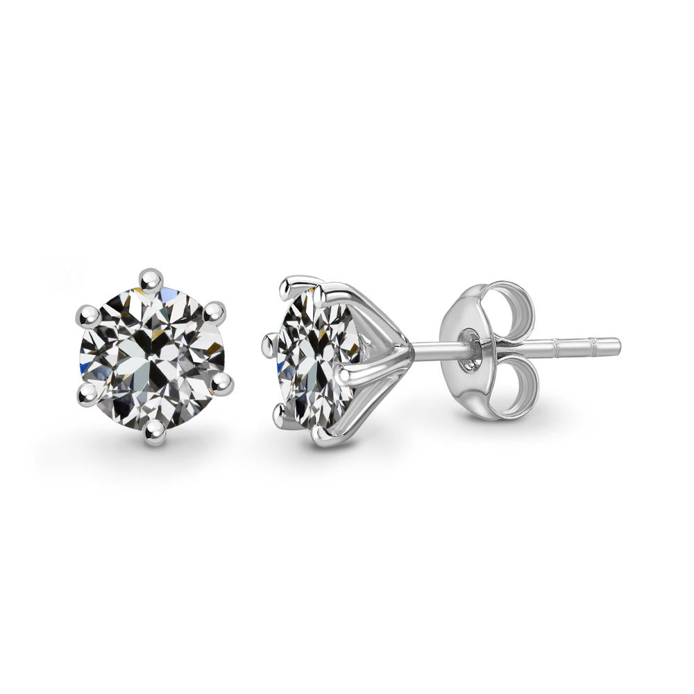 Diamant Pendants d'Oreilles 3-carats Or Blanc 14 Carats – vue principale