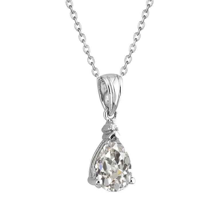 Diamant Fin Pendentif Goutte – vue principale