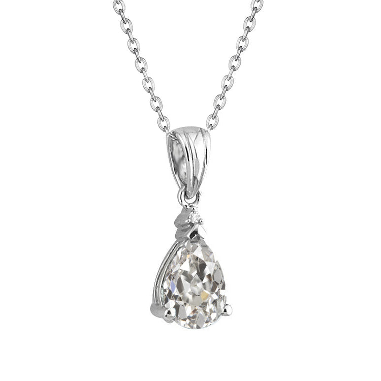 Diamant Fin Pendentif Goutte – vue principale