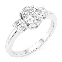 Sophistiqué Bague Trilogie – Diamant Fin 4.50 carats par