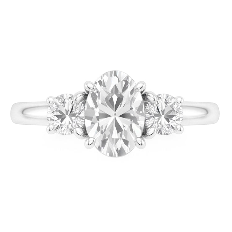 Sophistiqué Bague Trilogie – Diamant Fin 4.50 carats par