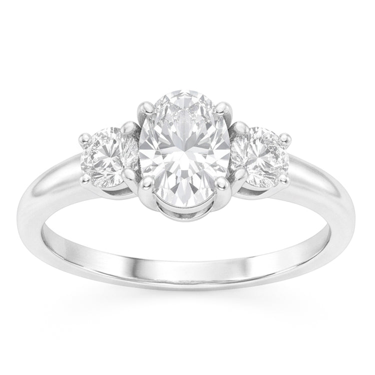 Sophistiqué Bague Trilogie – Diamant Fin 4.50 carats par