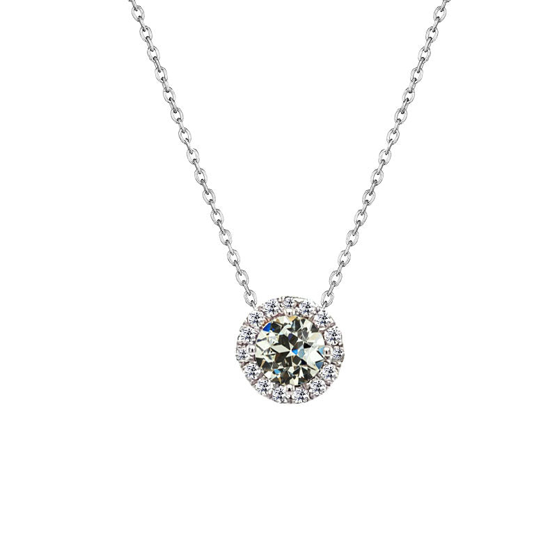 Diamant Fin Collier Pendentif – vue principale