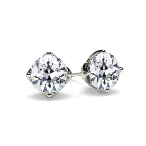 Diamant Pendants d'Oreilles 3-carats Or Blanc 14 Carats – vue principale