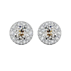 Diamant Fin Puces d'Oreilles fait main 6 carats – HarryChadEnt