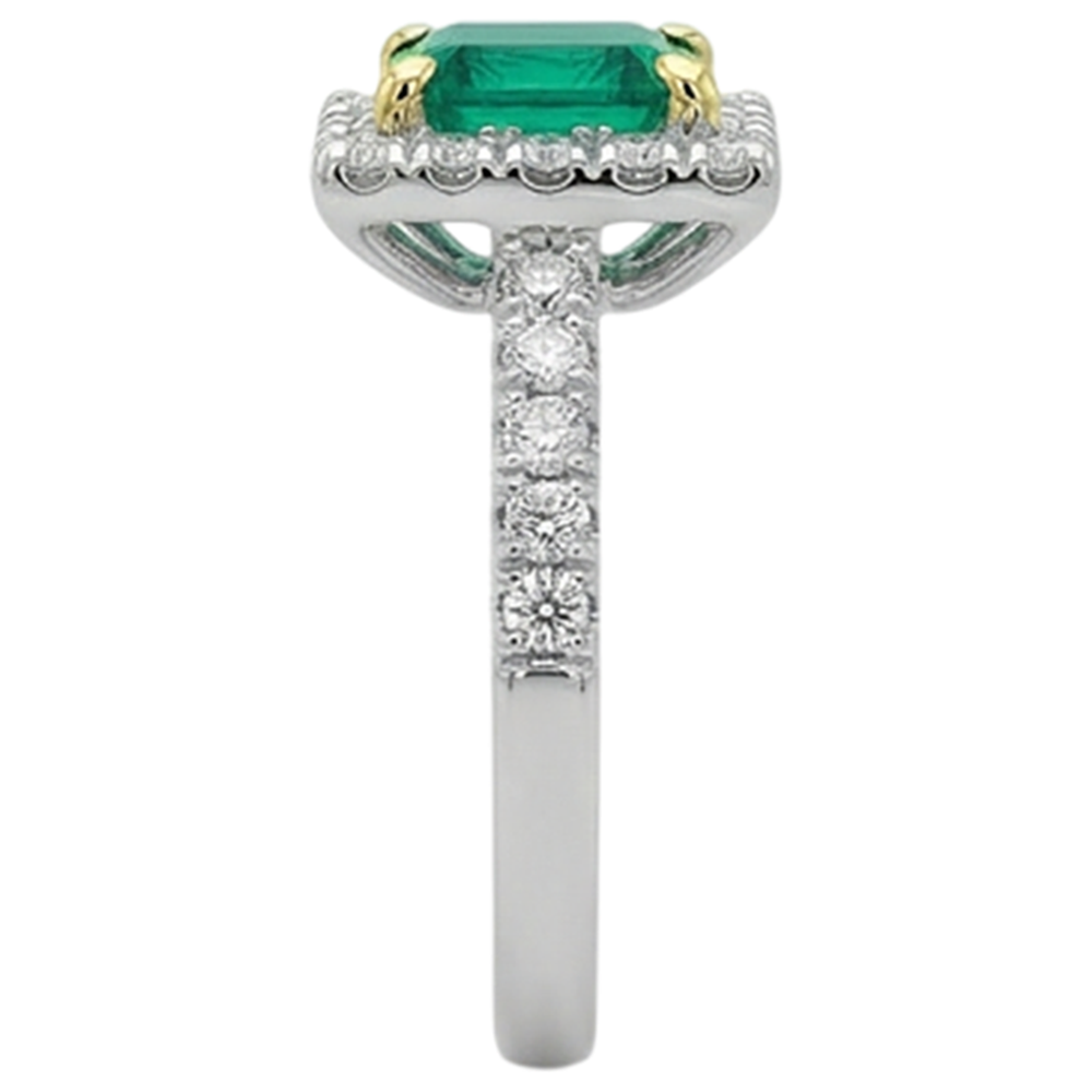 Exquis Bague Pierre de Couleur 3 carats – vue détaillée