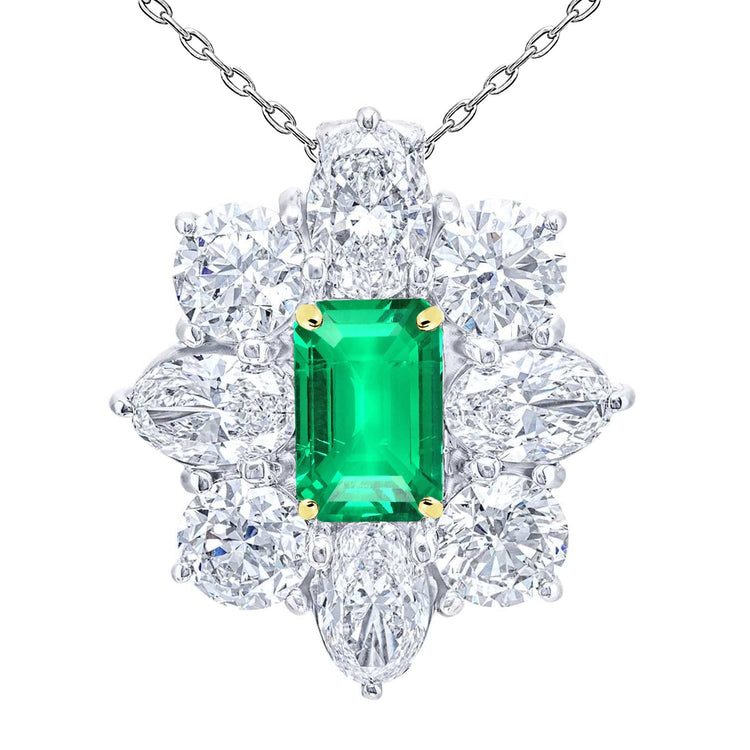 Chatoyant Collier Pendentif Pierre 4,50 carats – vue principale