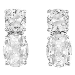 Brillant Boucles d'Oreilles 21 carats F/VS1 – Or Blanc 14 Carats
