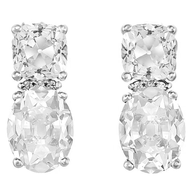 Brillant Brillant Boucles d'Oreilles 21 carats – vue principale