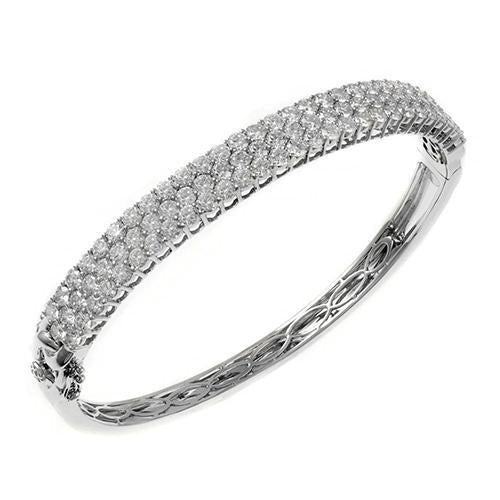 Superbe Bracelet En Réel Diamant Pour Femme Avec Or Blanc De 11 Carat