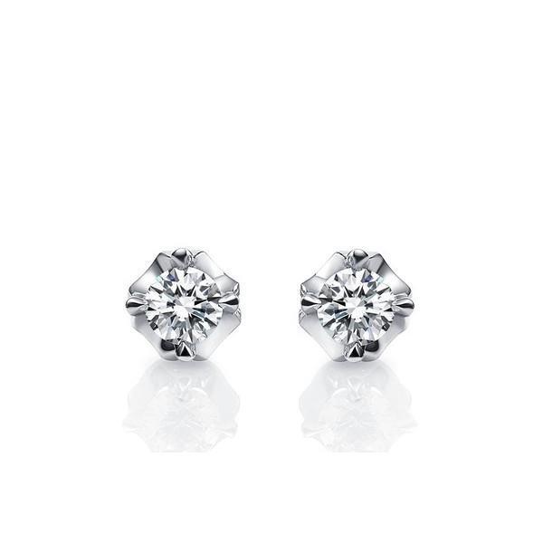 Superbes Boucles D'oreilles Naturel Diamants Taille Brillant De 2.60 Ct En Or Blanc