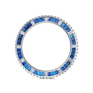 Saphir Bleu Bleuet Montre en Stainless Steel – vue principale