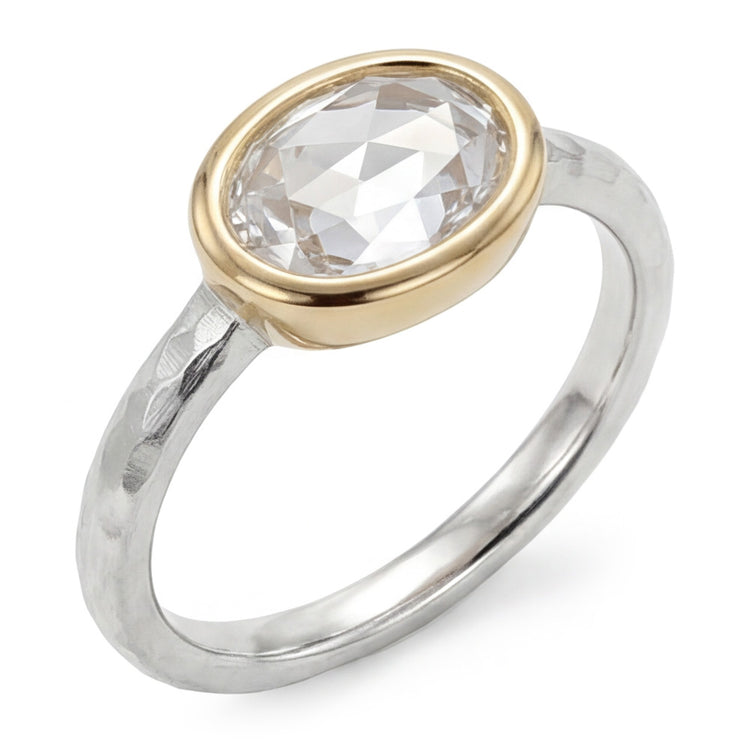 Taille Rose Brillant Solitaire de Fiançailles 1,50 carats – Or