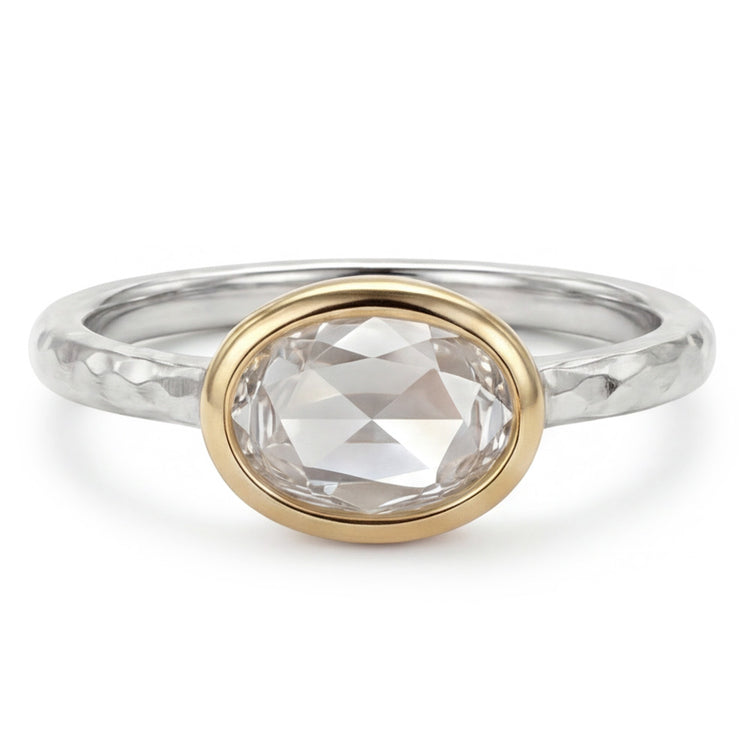 Taille Rose Brillant Solitaire de Fiançailles 1,50 carats – Or