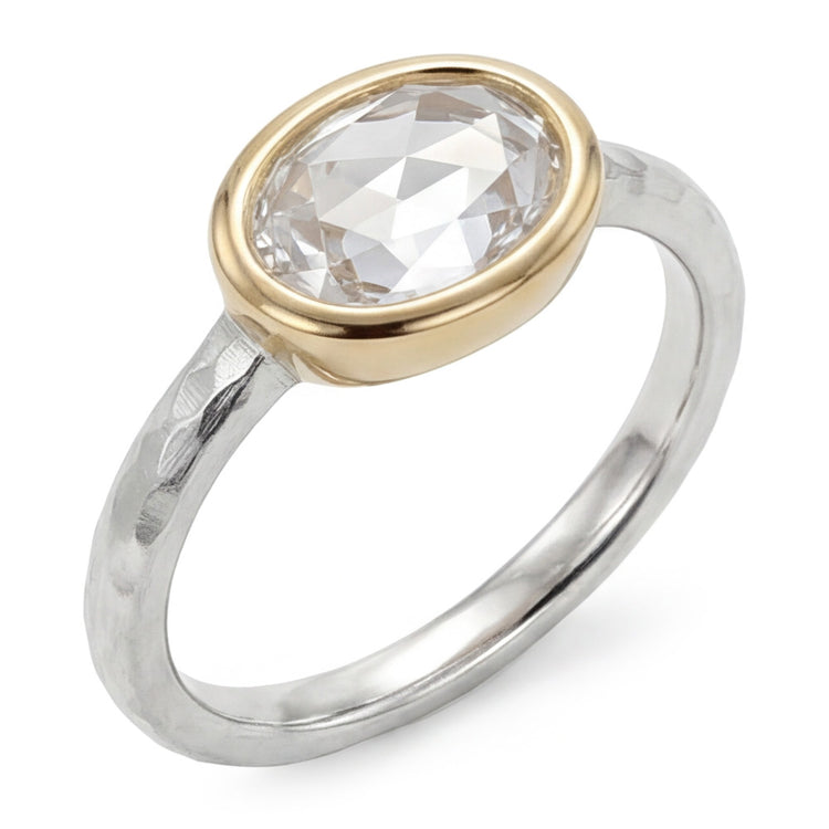 Taille Rose Brillant Solitaire de Fiançailles 1,50 carats – Or
