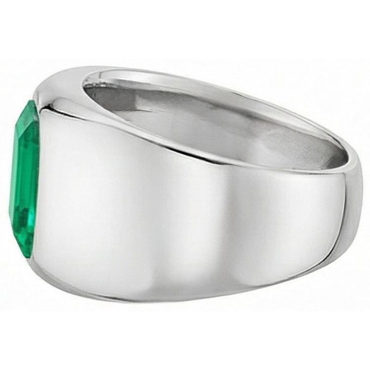 Sur mesure Bague Pierre de Couleur 2 carats – vue de dessus
