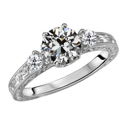 Brillant Bague Trilogie – Alliance Anniversaire 2 carats Or 14K