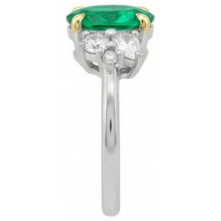 Intemporel Bague avec Gemme 1,50 carats – vue de dessus