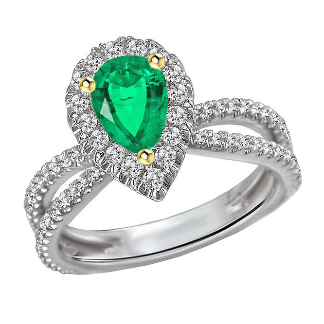 Élégant Bague Pierre Précieuse 2 carats – vue principale