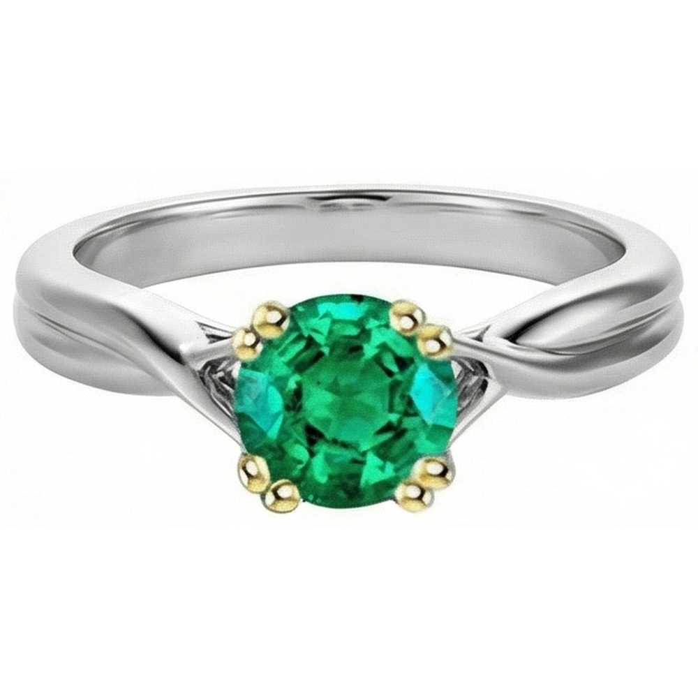 Rayonnant Bague Pierre Précieuse 2 carats – vue de côté