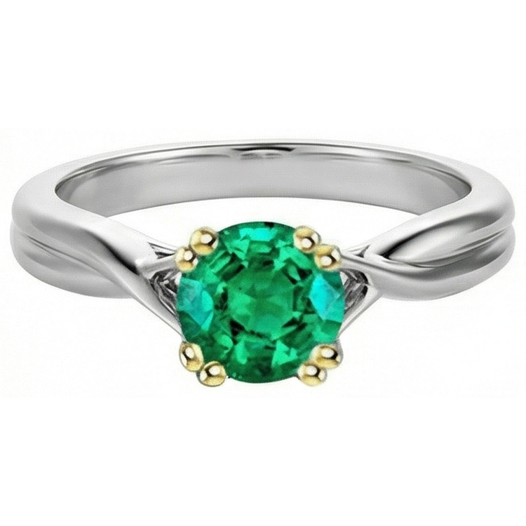 Rayonnant Bague Pierre Précieuse 2 carats – vue de côté