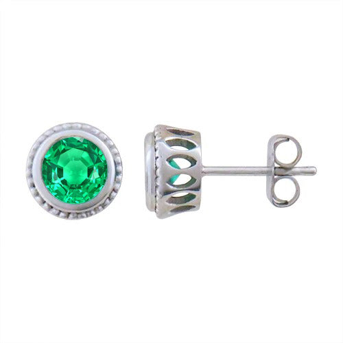 Émeraude Fine Gemstone Earring – vue principale