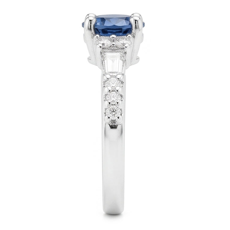 Véritable Bague En Diamant Naturels Extraits des Mines ( et non cultivés en laboratoire ) Bleu