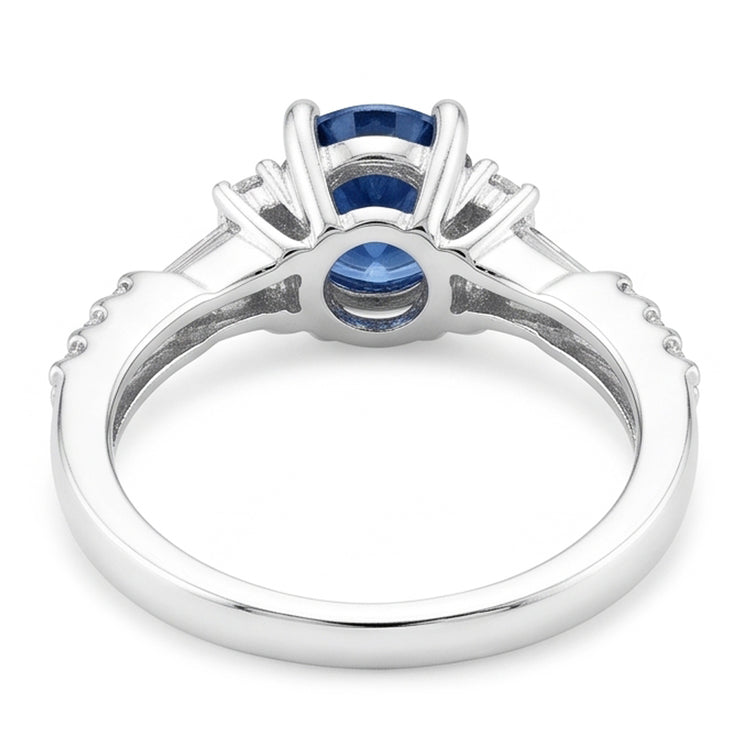 Véritable Bague En Diamant Naturels Extraits des Mines ( et non cultivés en laboratoire ) Bleu