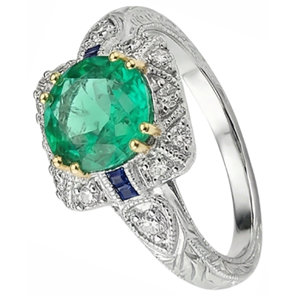 De luxe Bague Pierre Précieuse 3 carats – vue d'angle