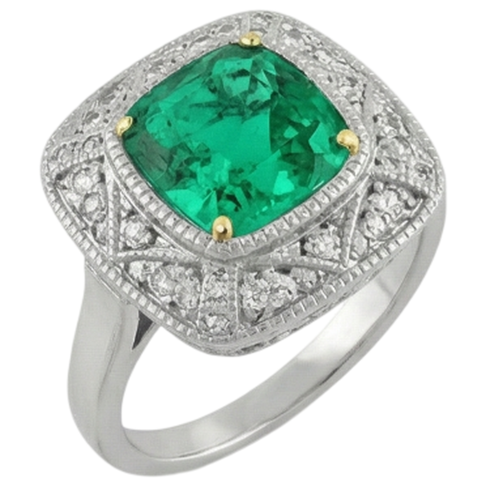 Signature Bague Pierre Précieuse 3 carats – vue de côté