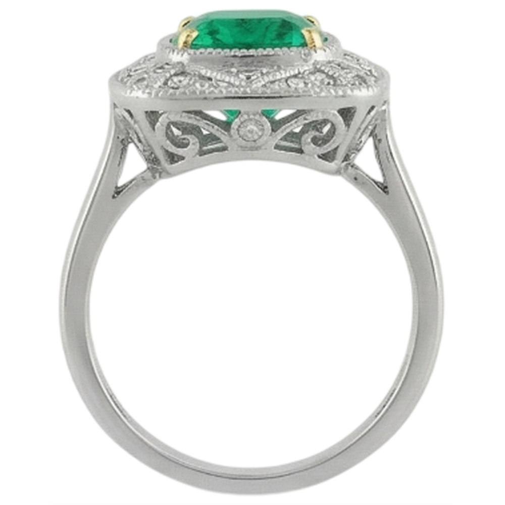 Signature Bague Pierre Précieuse 3 carats – vue de dessus