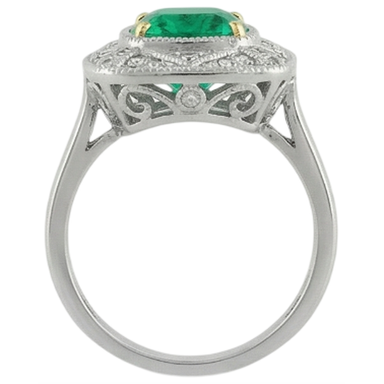 Signature Bague Pierre Précieuse 3 carats – vue de dessus