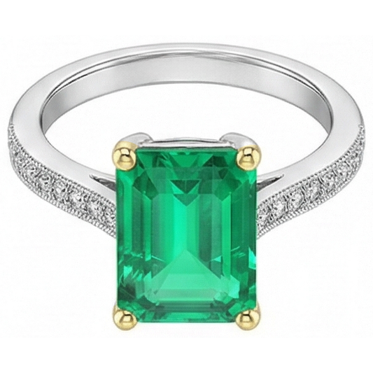 Chatoyant Bague Pierre Précieuse 4 carats – vue de face