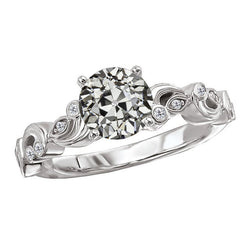 Diamant Anniversary Ring – Vintage 3 carats Or Blanc 14 Carats
