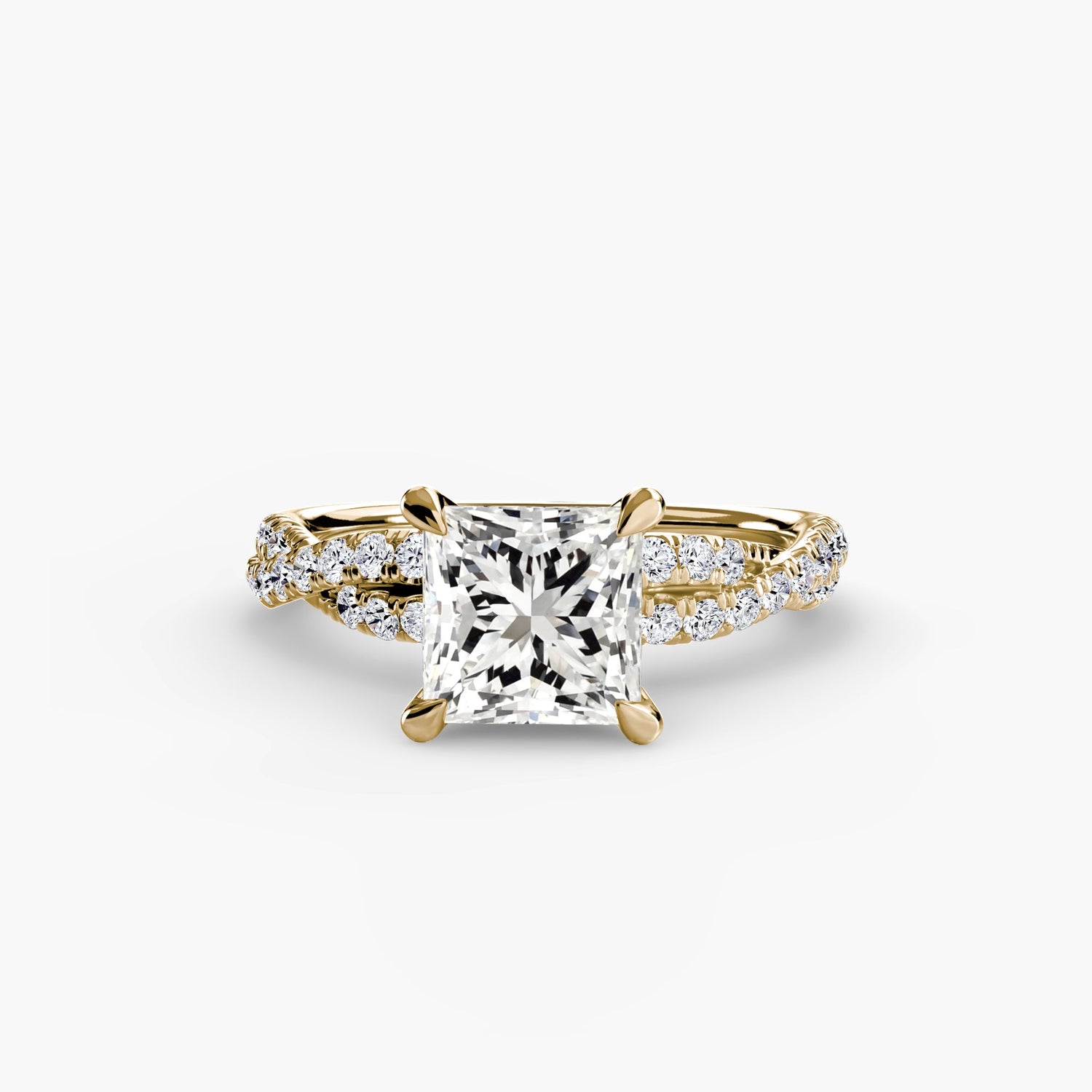 De luxe Setting carats – vue de côté