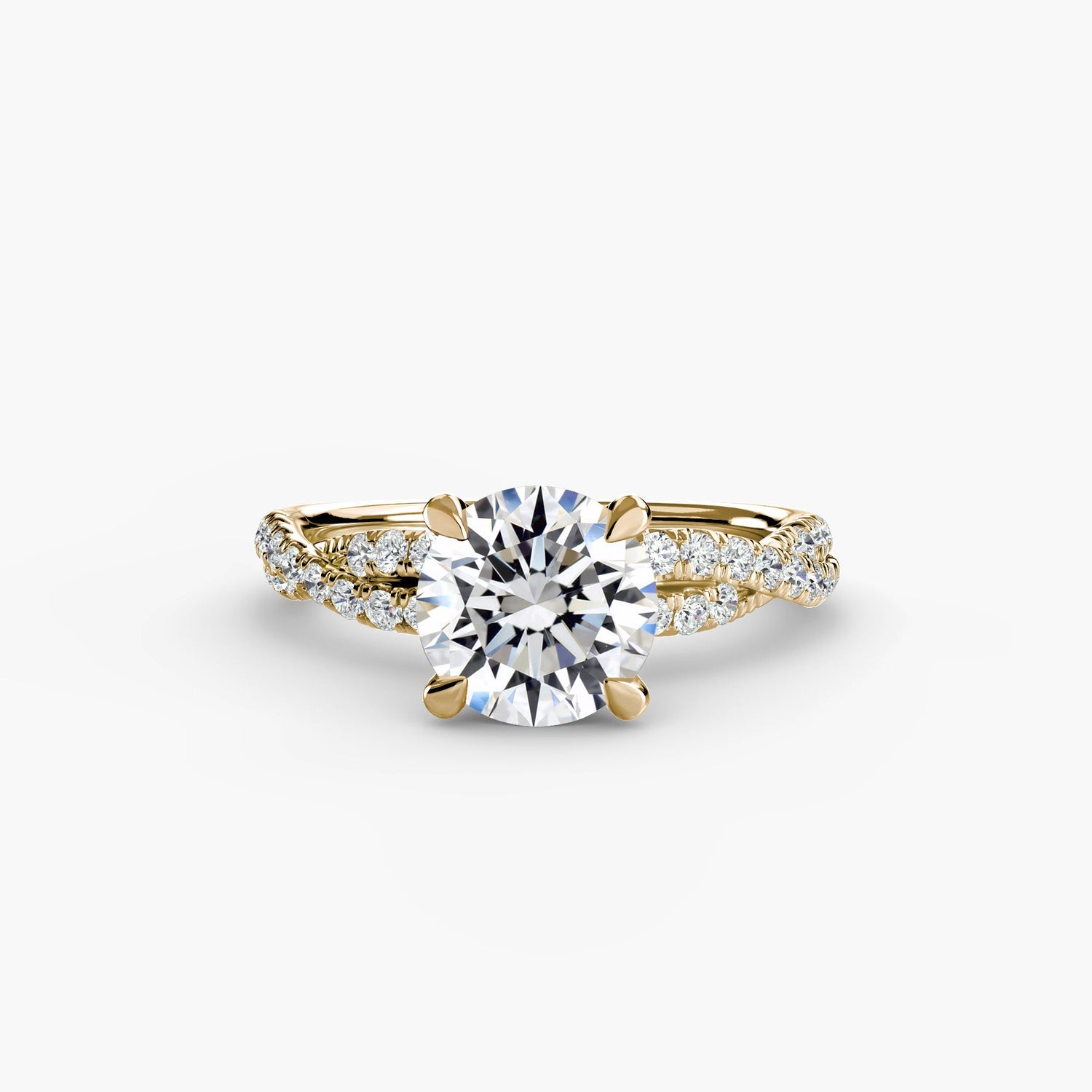 De luxe Gemme Setting carats – vue de face