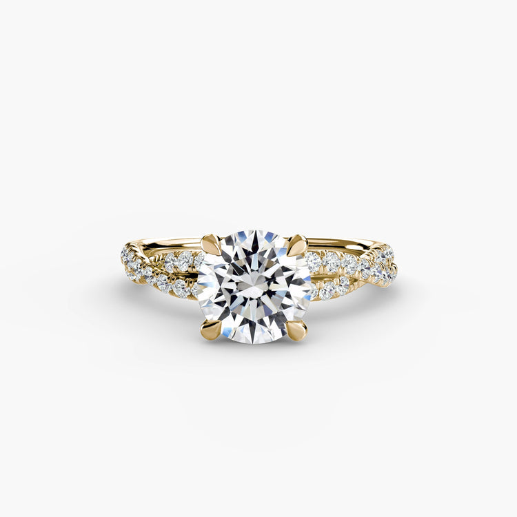 De luxe Gemme Setting carats – vue de face