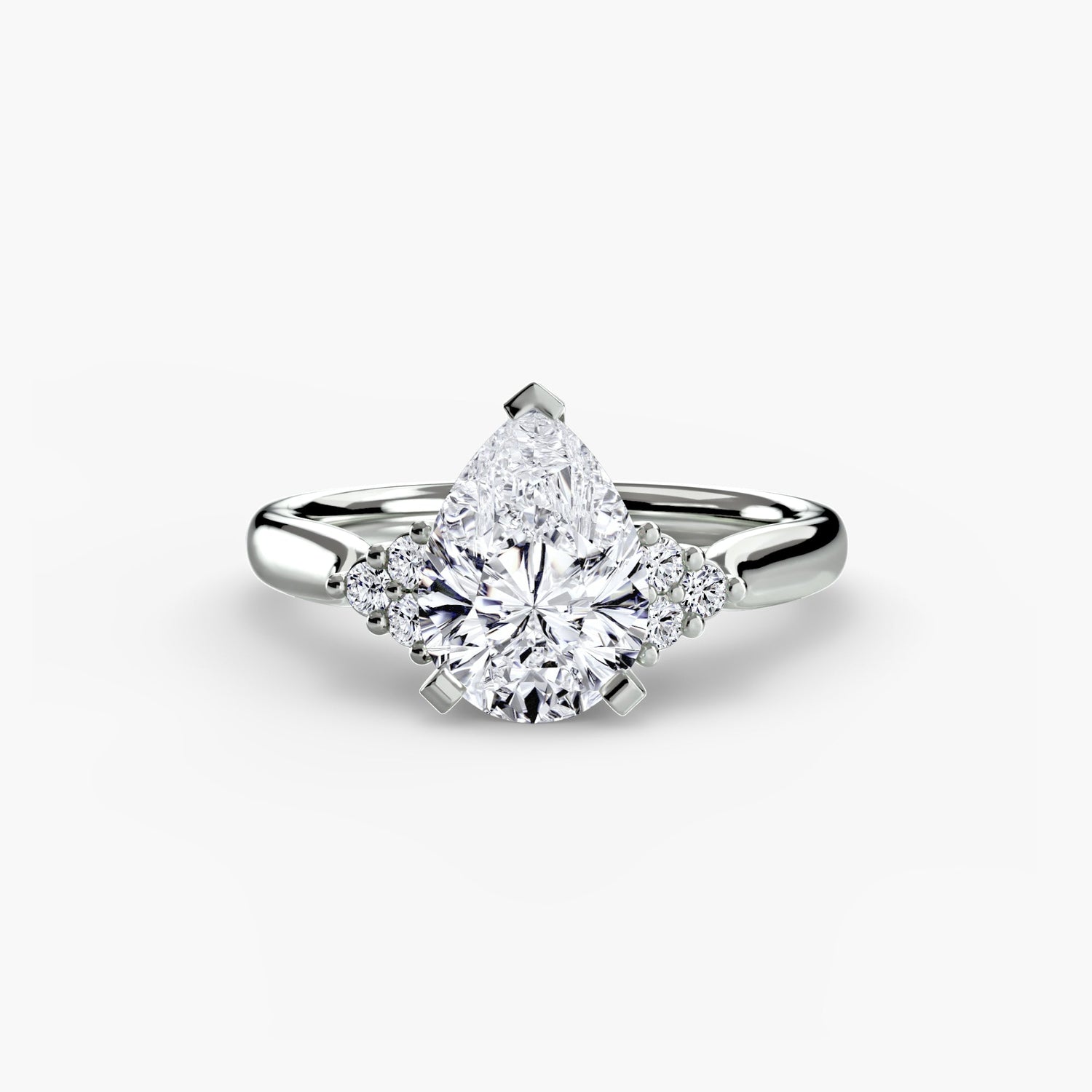 Pierre Précieuse Setting carats Gold – vue de dessus